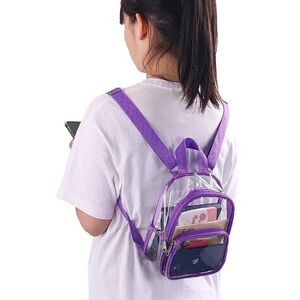 Clear Mini Claires Adjustable Backpack | Concerts, Festivals, Stadiums